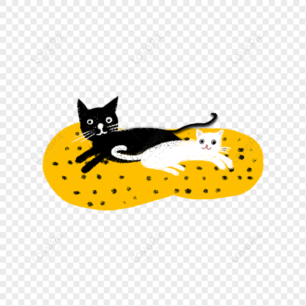 Cartoon Dễ Thương động Vật Mô Hình Con Mèo Trắng | Công cụ đồ họa PSD Tải  xuống miễn phí - Pikbest