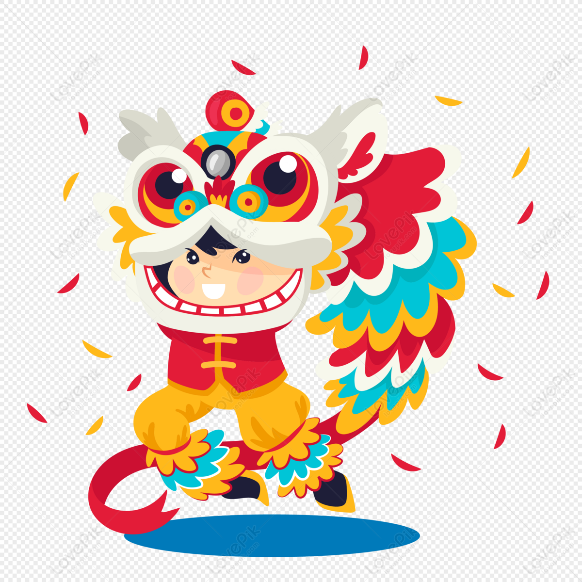 Hình ảnh Lễ Hội Múa Lân Chào Mừng Năm Trung Quốc PNG Miễn Phí Tải ...