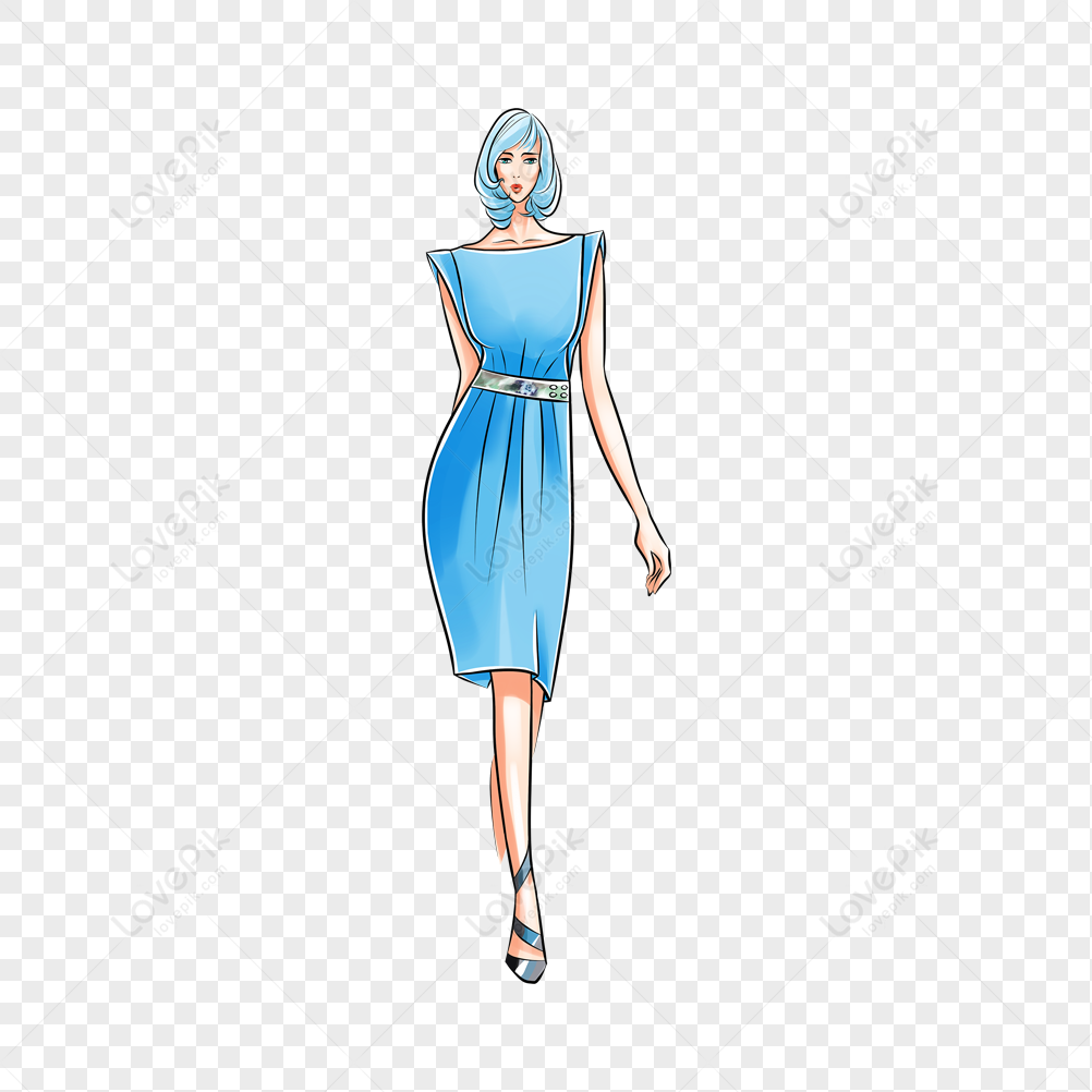 How To Drawing a Girl With Beautiful Dress | Fashion dress drawing |  @hbartsmagazine7198 - YouTube