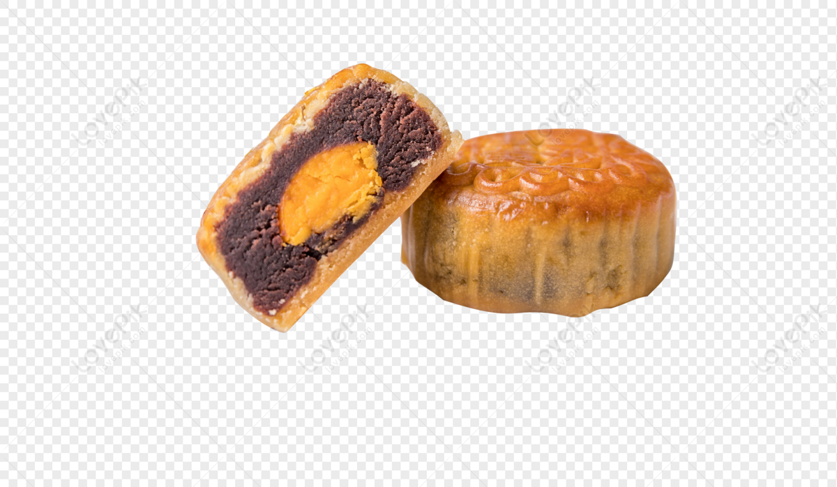 Pandan Seeds Moon Cake with a Portion Cutout on Red Background. Details.  Stock Photo - Image of bakery, calories: 230306342