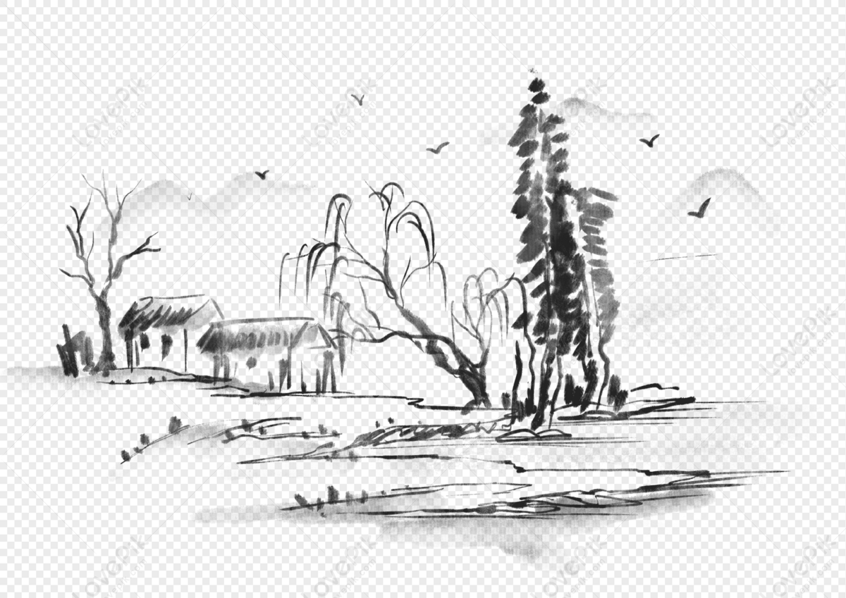 how to draw easy pencil sketch scenery for kids,landscape pahar and rive...  | Landscape drawing easy, Landscape drawings, Landscape pencil drawings