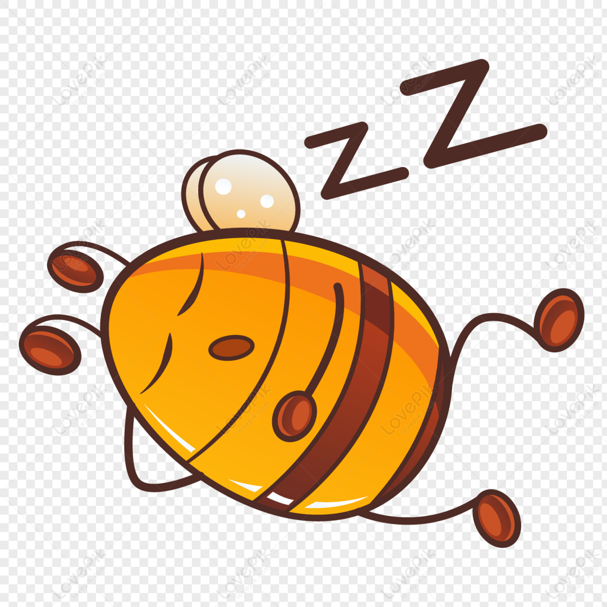 Sleeping Bee PNG Images With Transparent Background | Free Download On ...