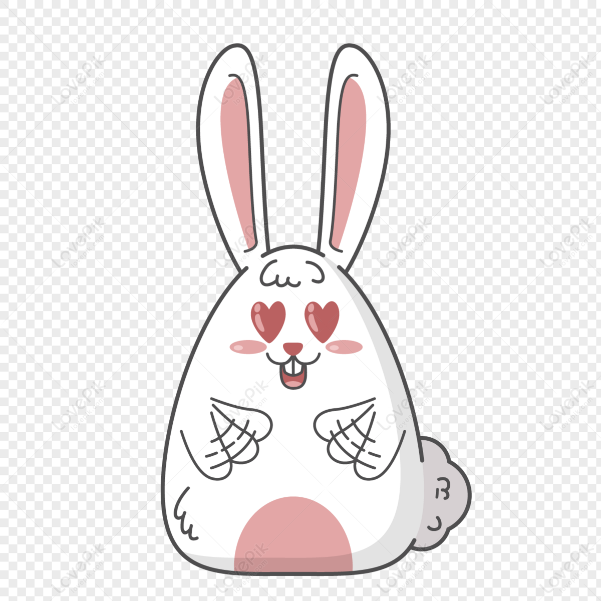 The Lovely Little Rabbits Lovely Eyes PNG Transparent Image And Clipart ...