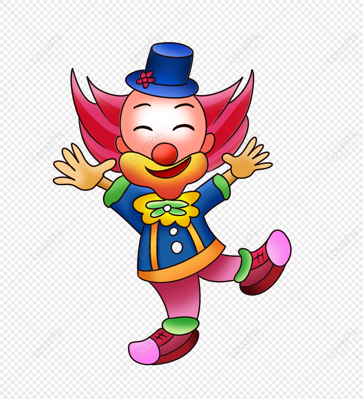 Dancing April Fools Day Joker PNG Image Free Download And Clipart ...