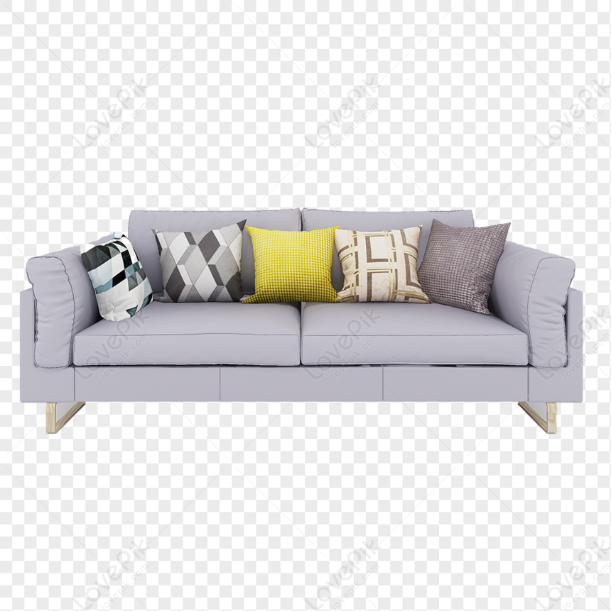 Modular Sofa Size, Purple Sofa, Sofa Yellow, Pillows Sofa PNG ...