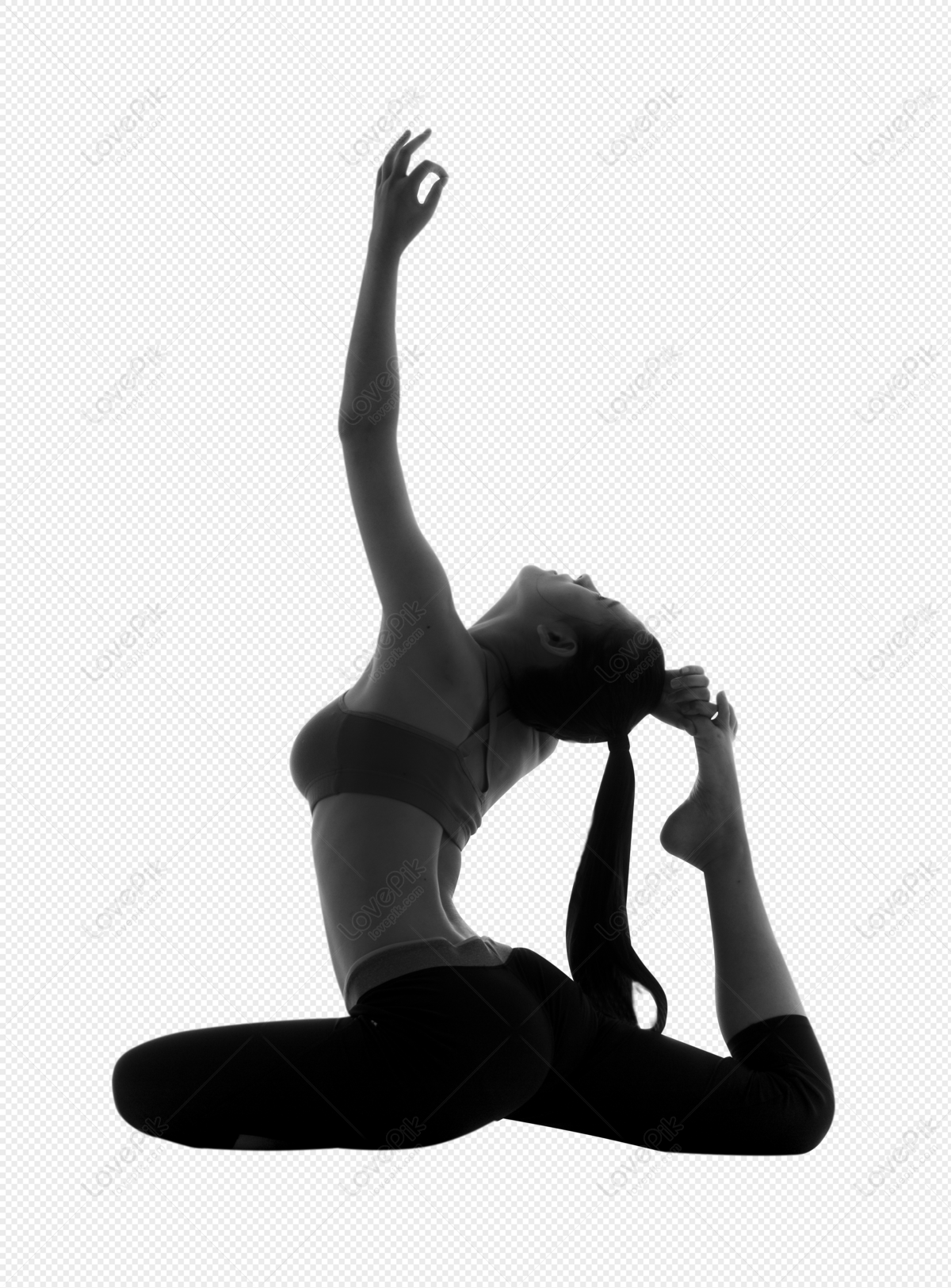 Black Silhouettes Of Women In Yoga Poses And Sport Exercises Isolated On A  White Background, Vector Illustration Royalty Free SVG, Cliparts, Vectors,  and Stock Illustration. Image 40376569.