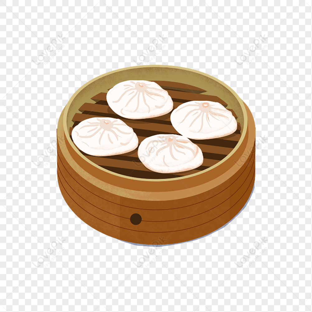 Steamed Stuffed Bun, Brown Food, Chinese Vector, Chinese Food Free PNG ...