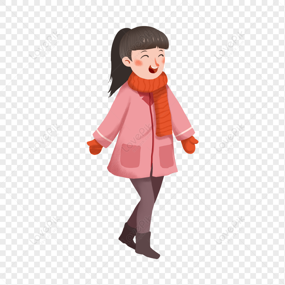 Walking Girl, Walk Animation, Walking Girl, Solar Terms PNG