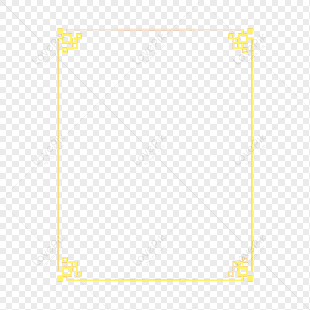 Yellow Border PNG Hd Transparent Image And Clipart Image For Free Download  - Lovepik | 400977444
