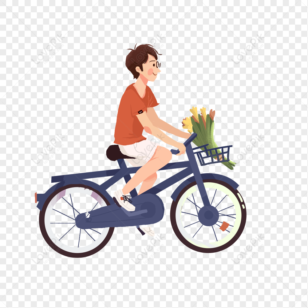 Hình ảnh Cậu Bé đi Xe đạp PNG Miễn Phí Tải Về - Lovepik