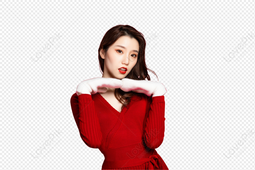 Beauty, Chinese Red, Girl White, Chinese Color PNG Transparent Image ...