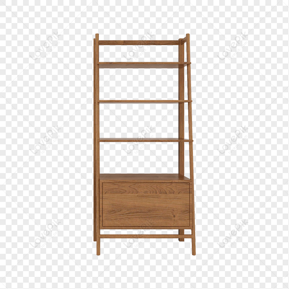 Bookshelf, Shelf Wooden, Art Simple, Material PNG White Transparent And ...