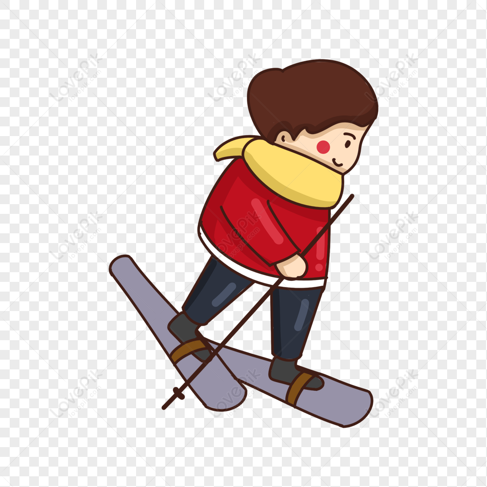 Boys Skiing PNG Picture And Clipart Image For Free Download - Lovepik ...