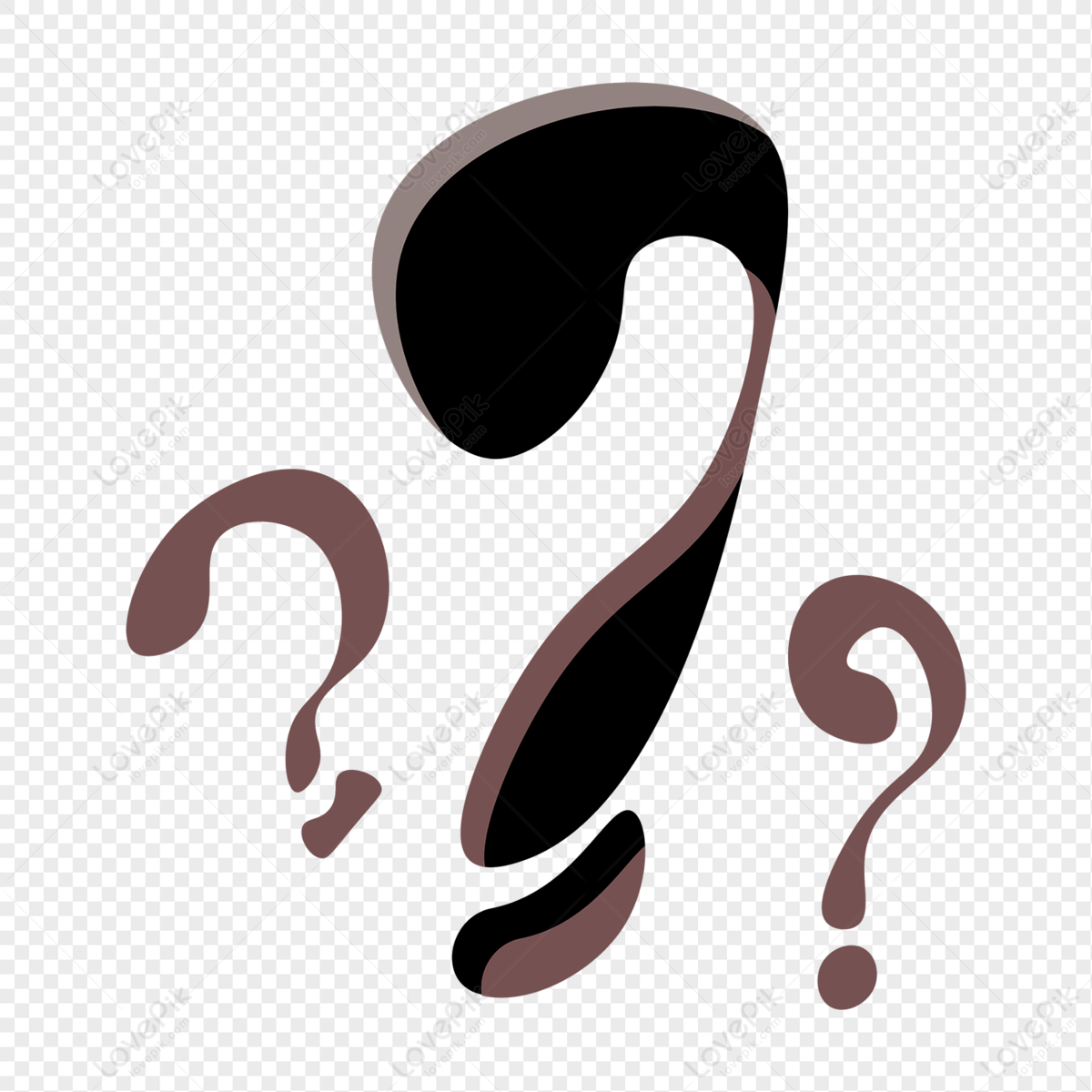 Question mark basic element icon Royalty Free Vector Image