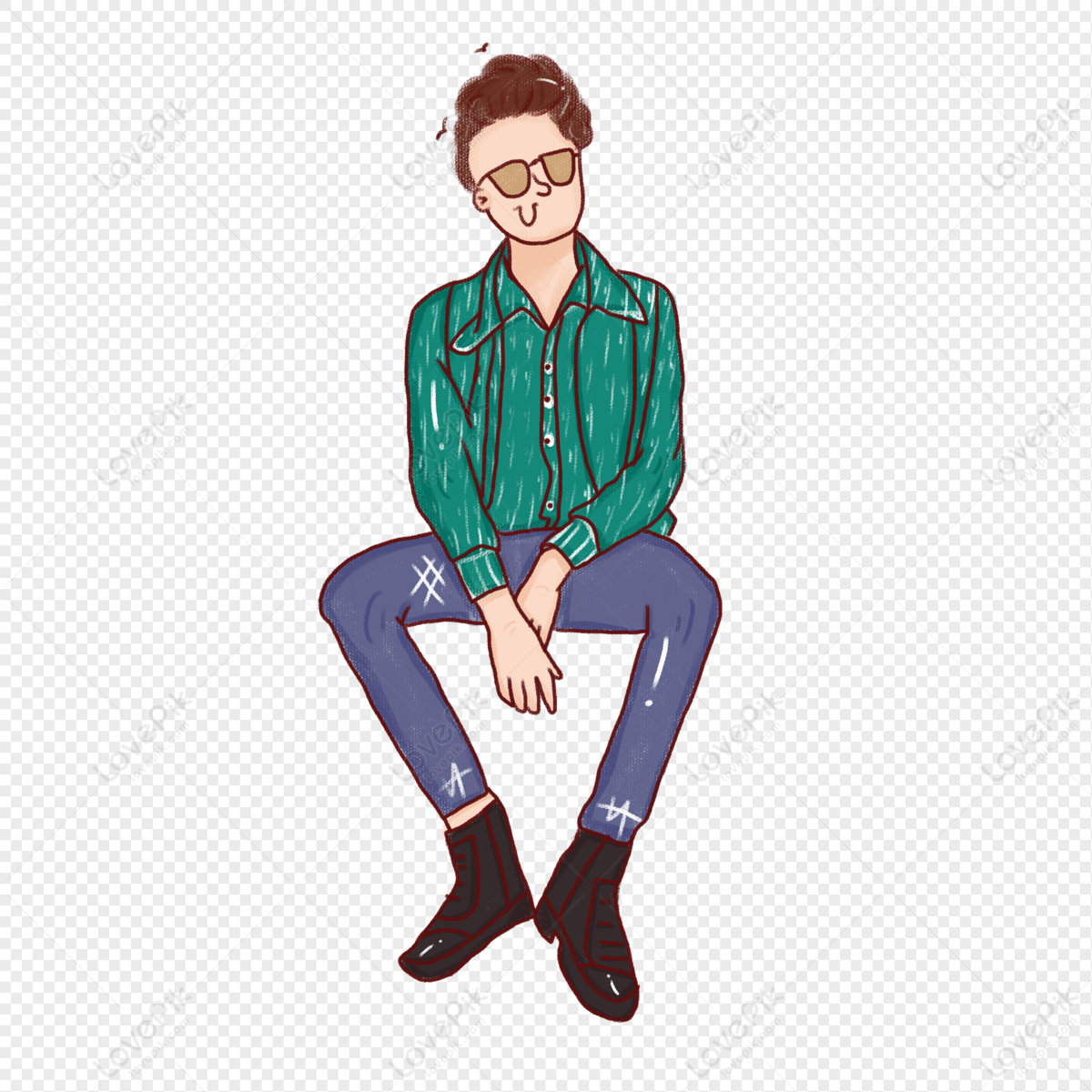 Cartoon Handsome Boys PNG White Transparent And Clipart Image For Free  Download - Lovepik | 401045262