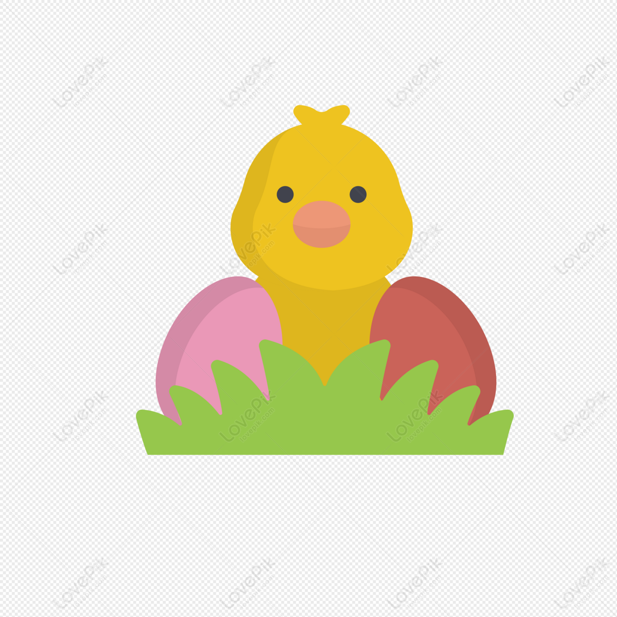 Hen Lays Eggs, Cute Pink, Colorful Light, Cute Vector PNG Transparent ...