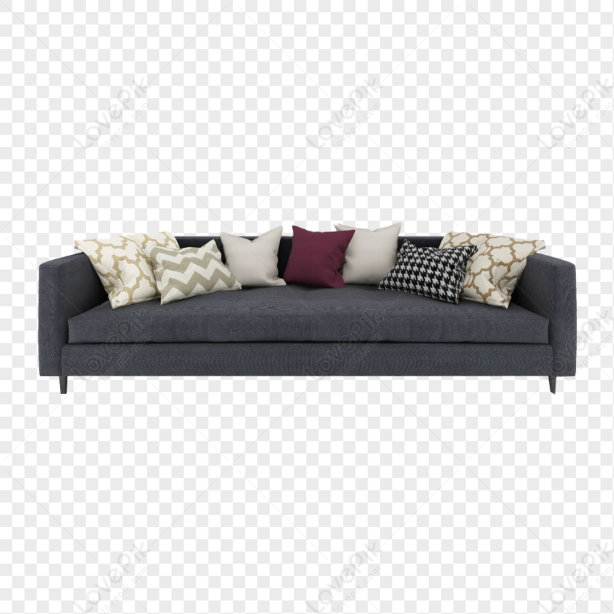 Large Sofa Designs, Gray Sofa, Modern Sofa, Dark Sofa PNG Image And ...