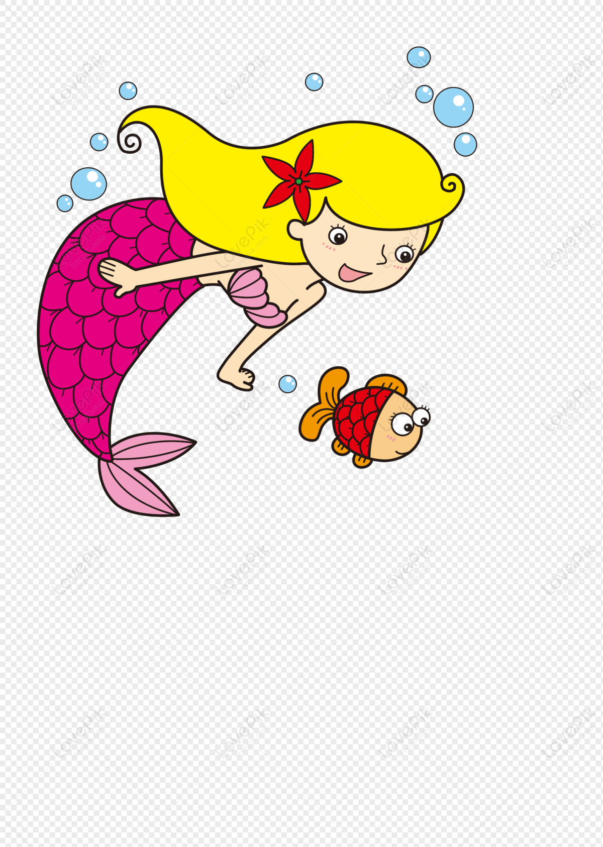 Mermaid, Dark Yellow, Dark Light, Animation Light PNG Image And Clipart ...