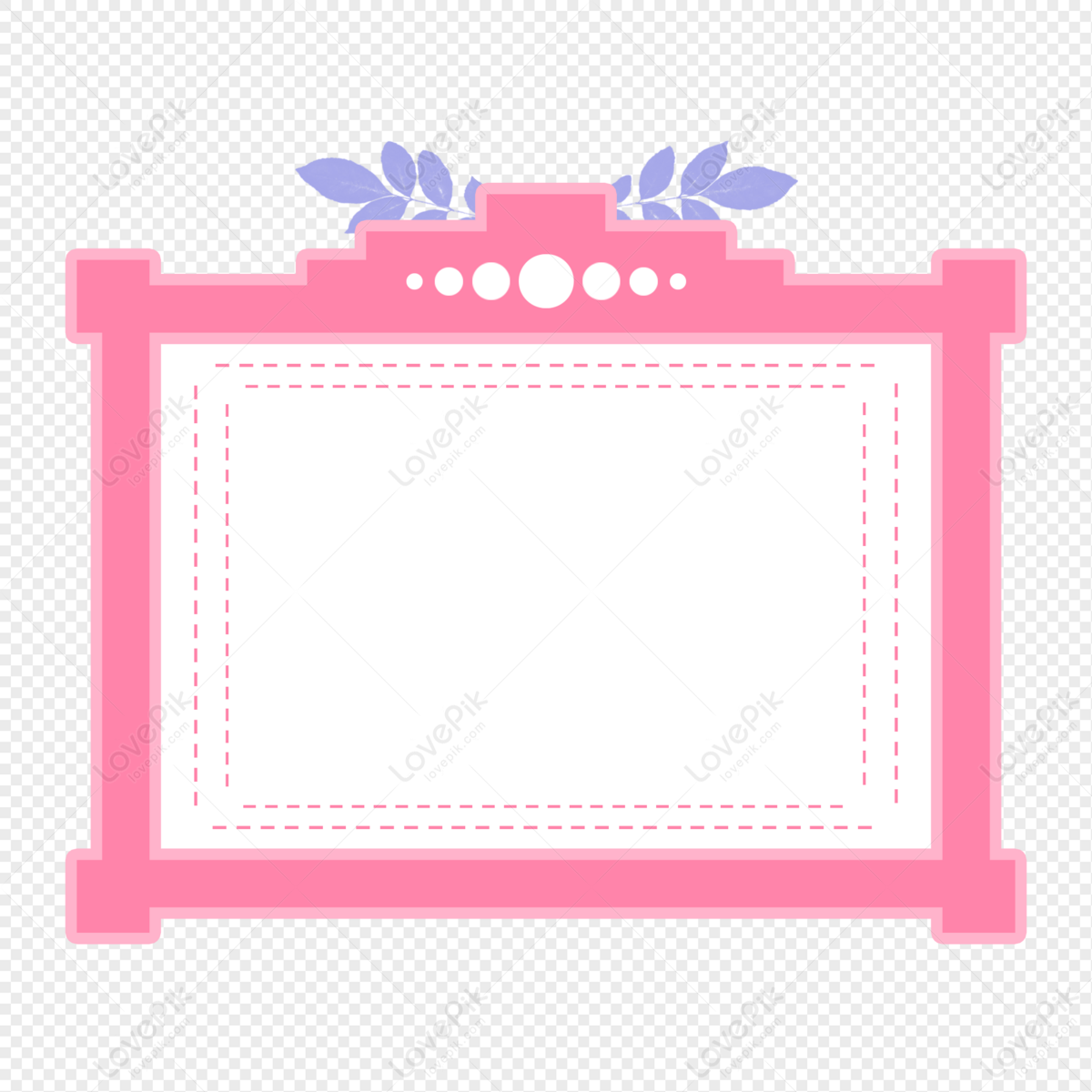 Pink Cartoon Dialog Box PNG Hd Transparent Image And Clipart Image For ...