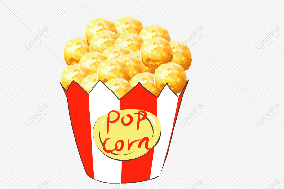 popcorn kernel border clipart