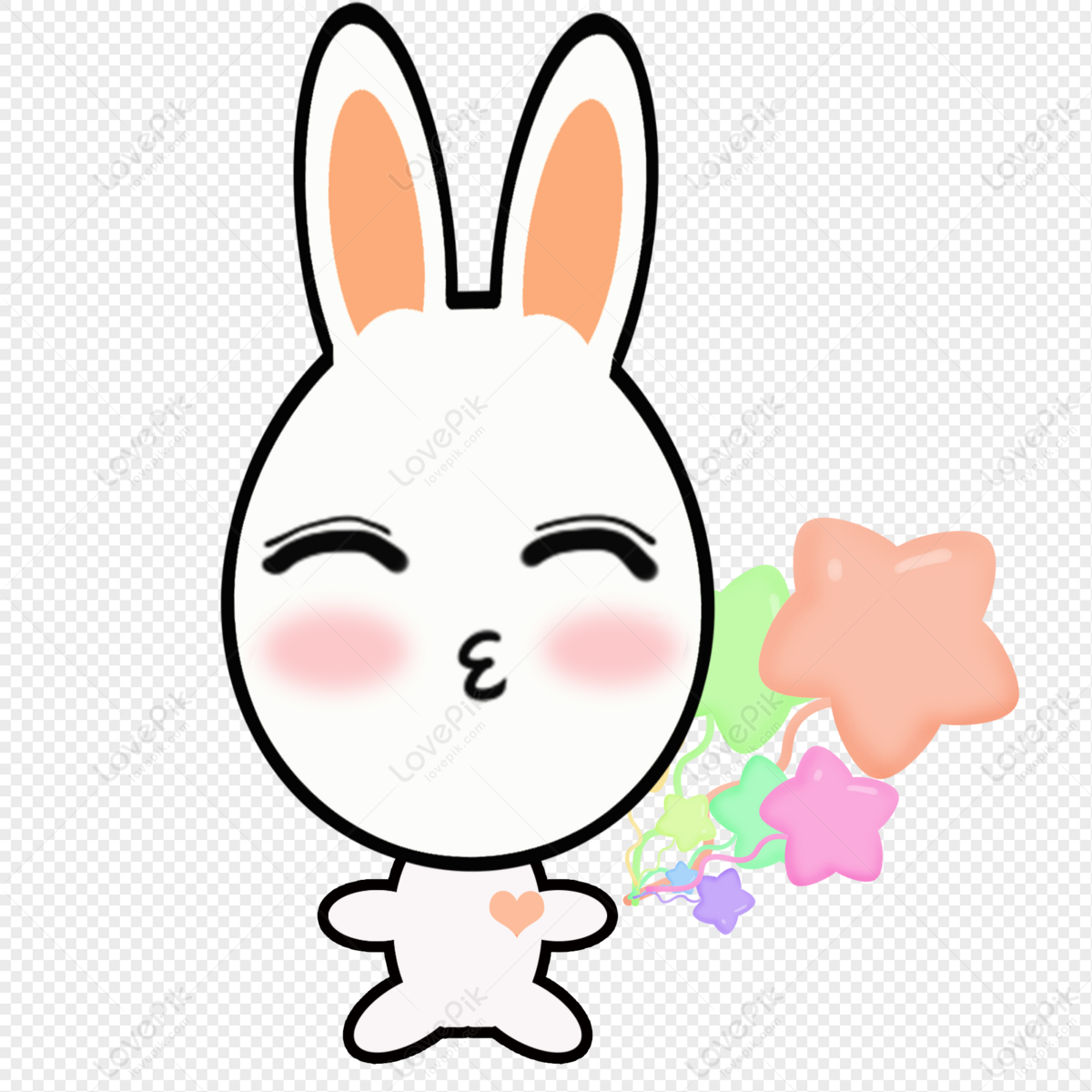 Rabbit Expression Pack Free PNG And Clipart Image For Free Download ...