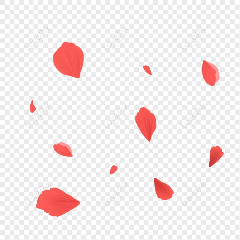 Red Petals Free PNG And Clipart Image For Free Download - Lovepik ...