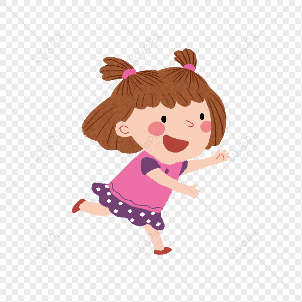 Running Girl PNG Transparent Background And Clipart Image For Free ...