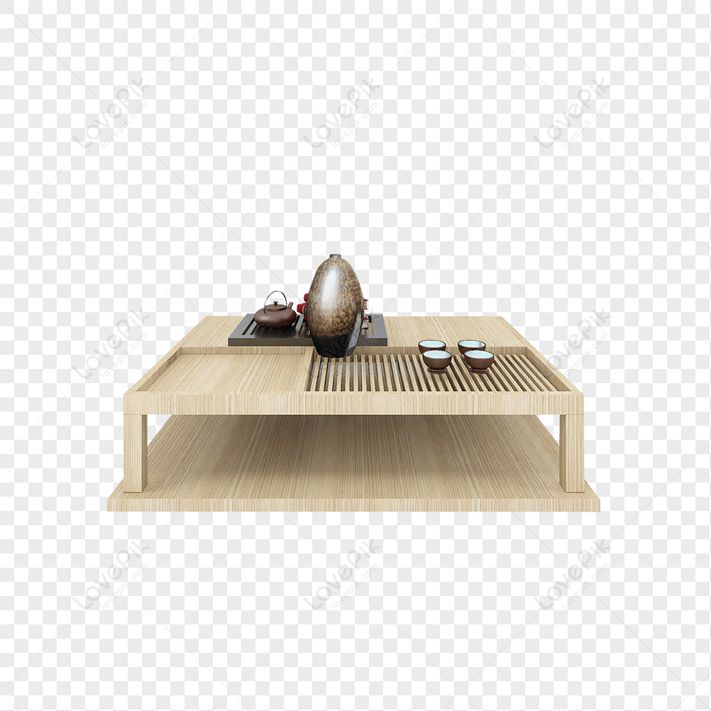 Simple Table Picture, Japanese Wooden, Tea Table, Pictures PNG Image ...