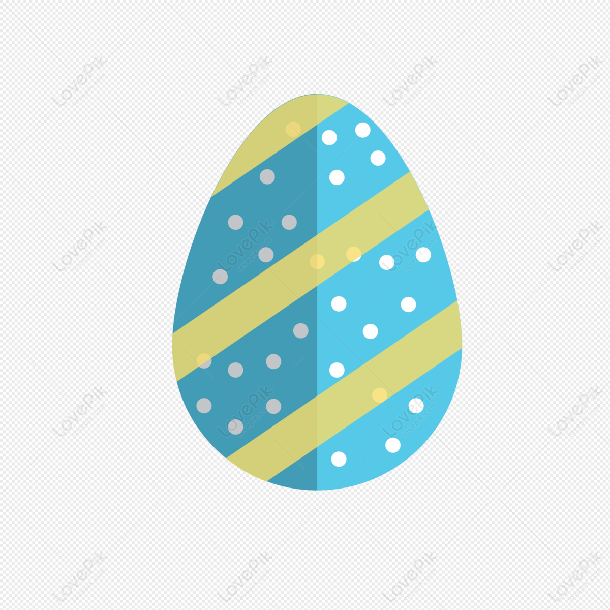 Easter Egg Spotted PNG Clipart​