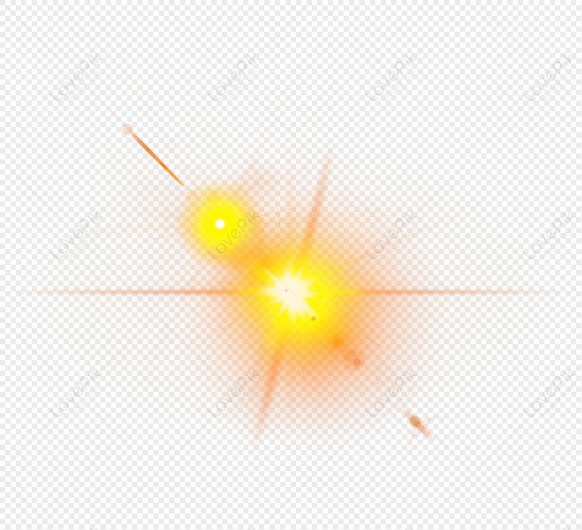 Yellow Light Effect, Light Vector, Blurred Light, Golden Light Png Hd 