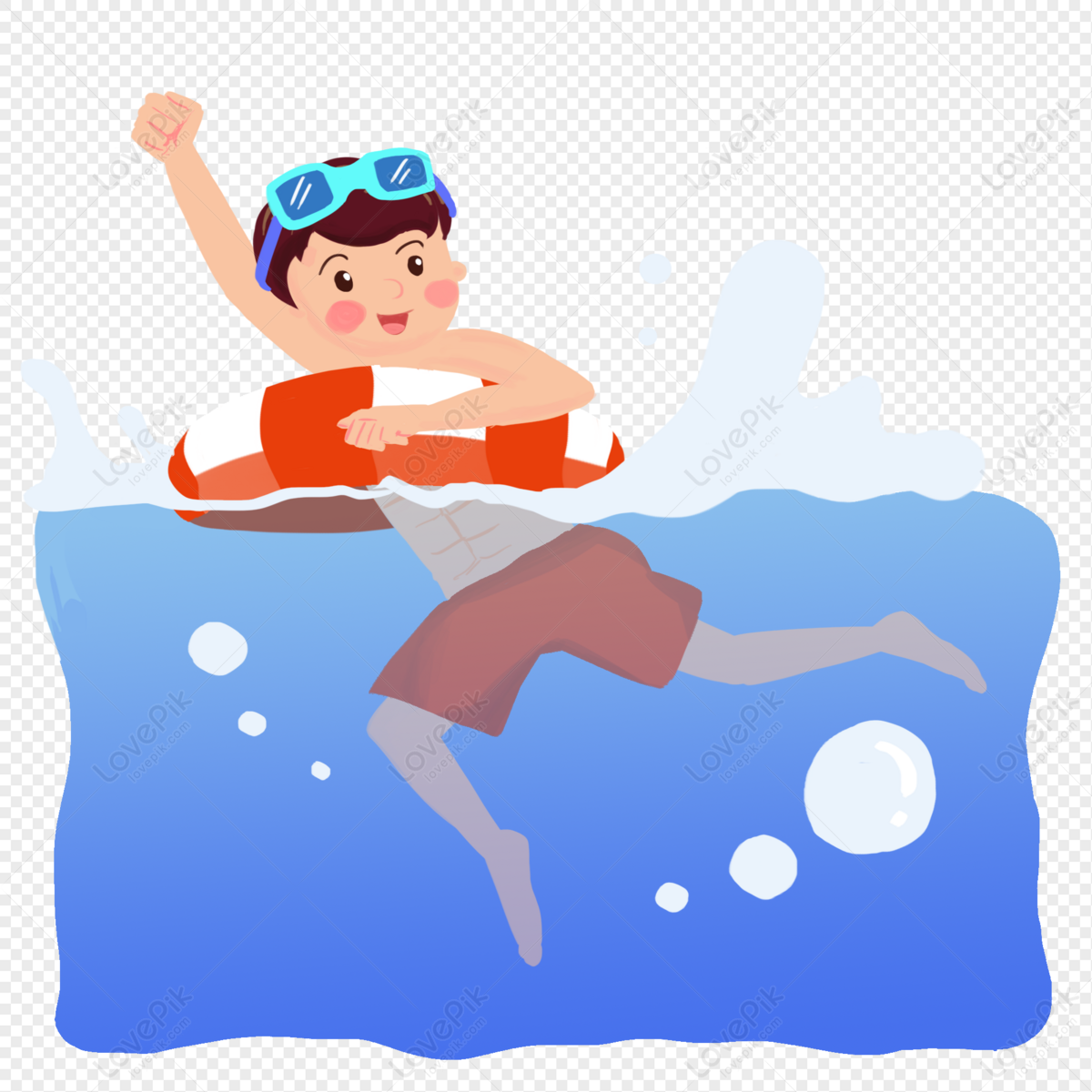 A Swimming Boy PNG Image Free Download And Clipart Image For Free ...