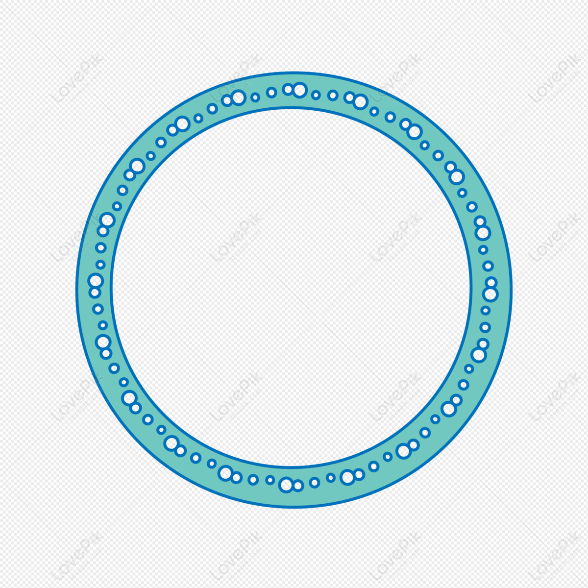 Blue Hollow Border Free PNG And Clipart Image For Free Download ...