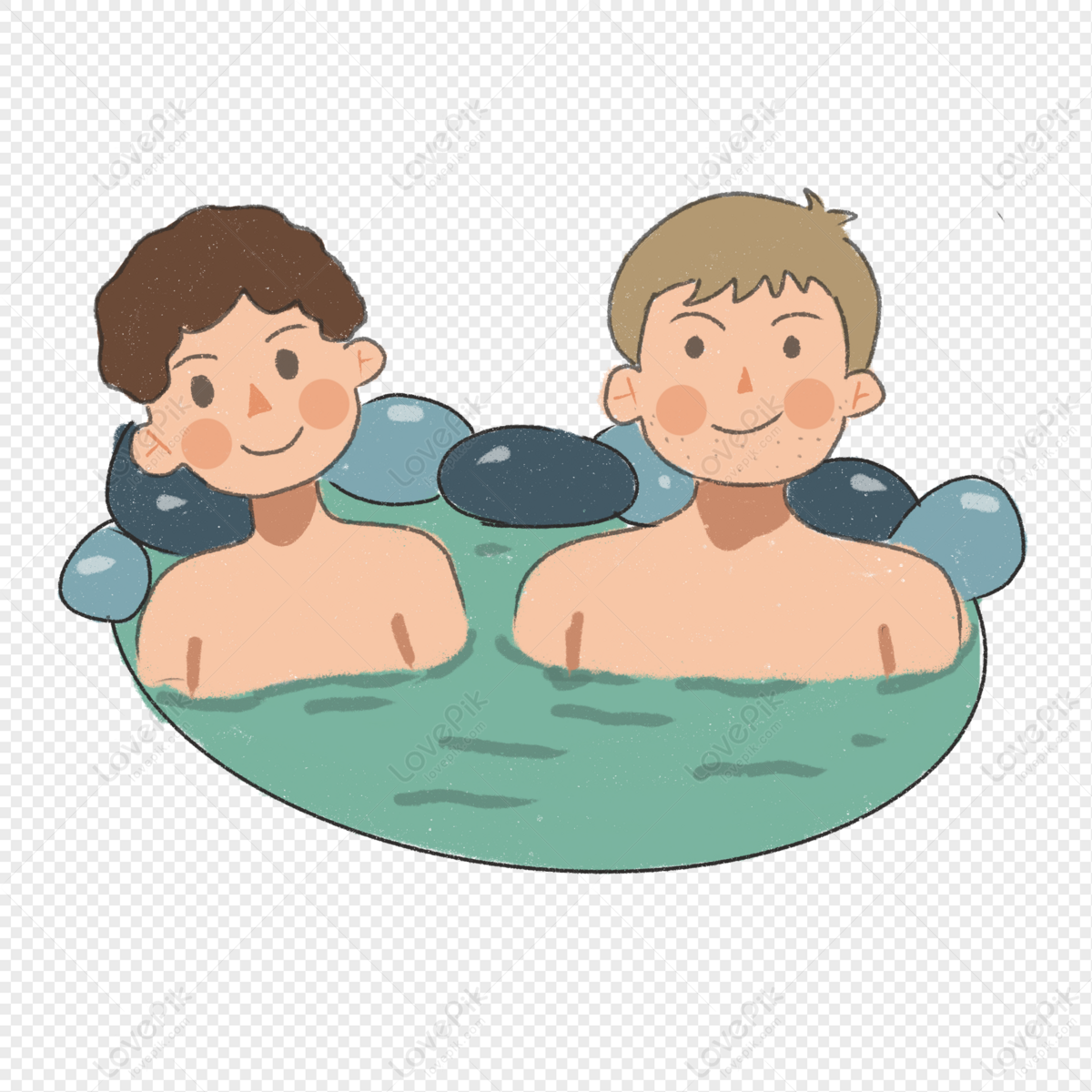 hot spring clipart no background