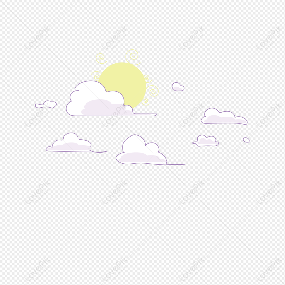 Cartoon Cloud Sun PNG Image Free Download And Clipart Image For Free  Download - Lovepik | 401072511