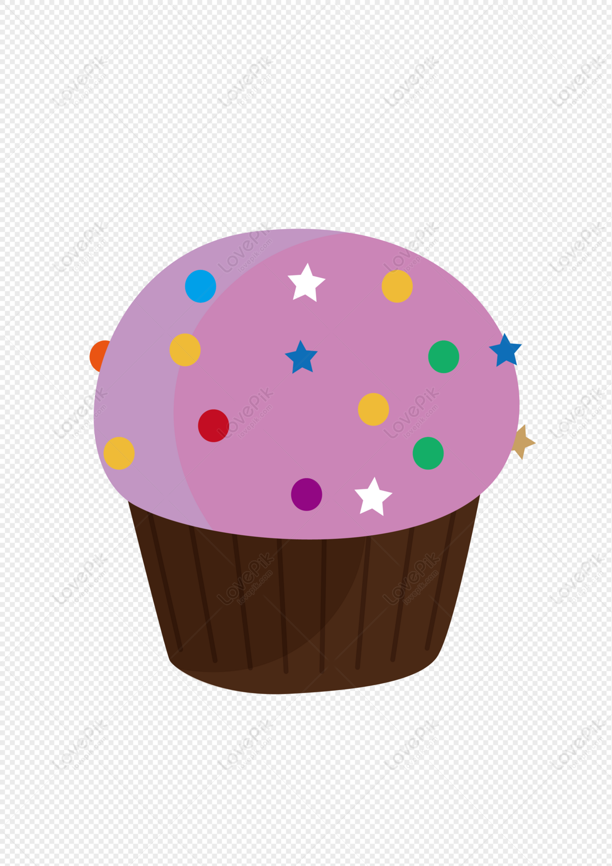 Vector Birthday Cake Stock Illustration - Download Image Now - Backgrounds,  Baked Pastry Item, Bakery - iStock