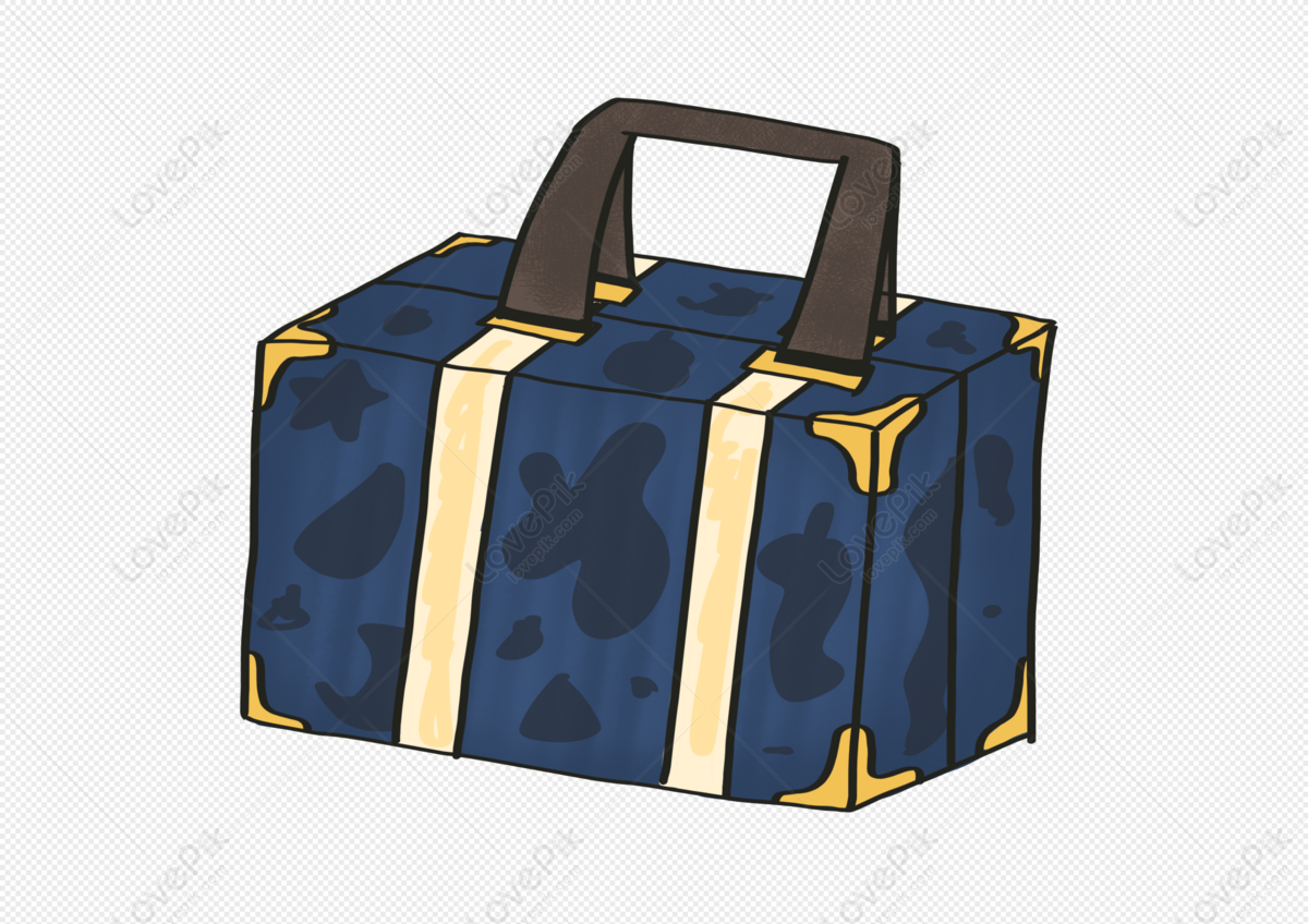 Cartoon Simple Luggage Suitcase PNG Image And Clipart Image For Free  Download - Lovepik | 401077708