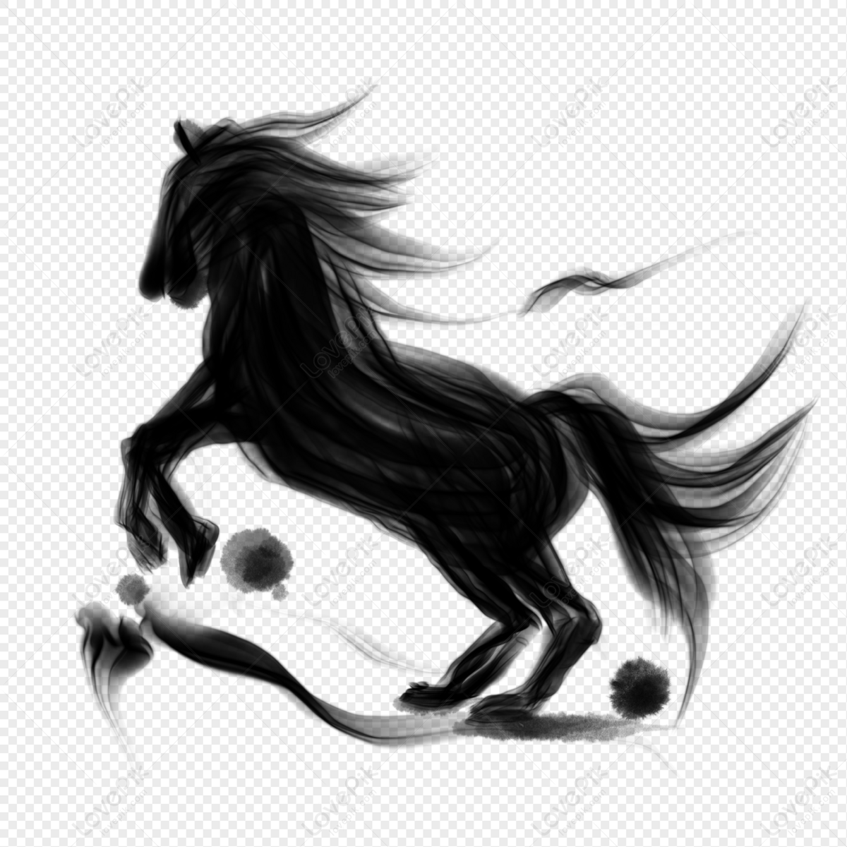 Elemento De Cavalo Correndo PNG , Cavalo, Elemento, Animal Imagem PNG e PSD  Para Download Gratuito