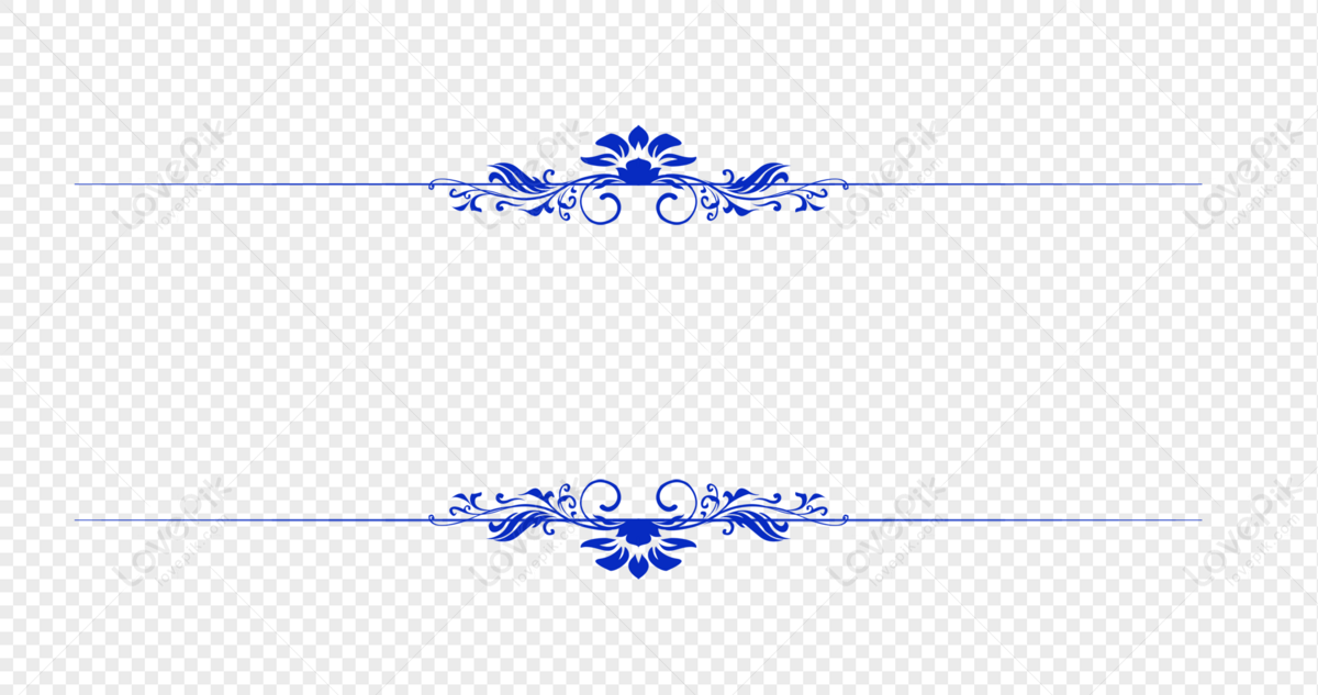 creative blue and white porcelain pattern border frame, creative, white porcelain, border frame png image