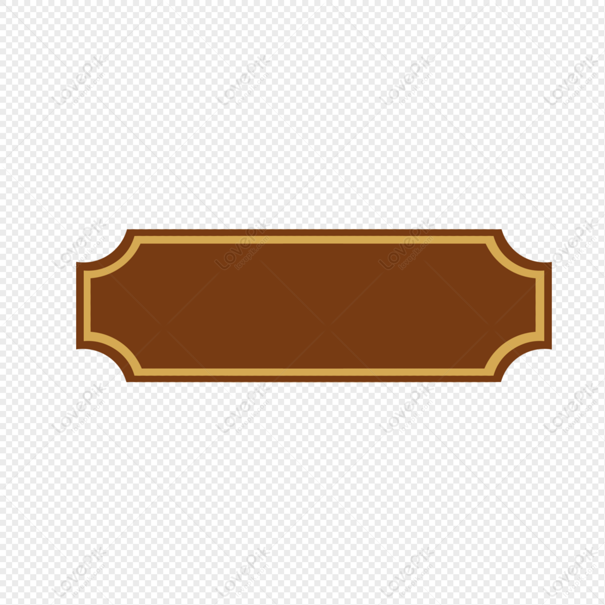 gold plaque clipart free