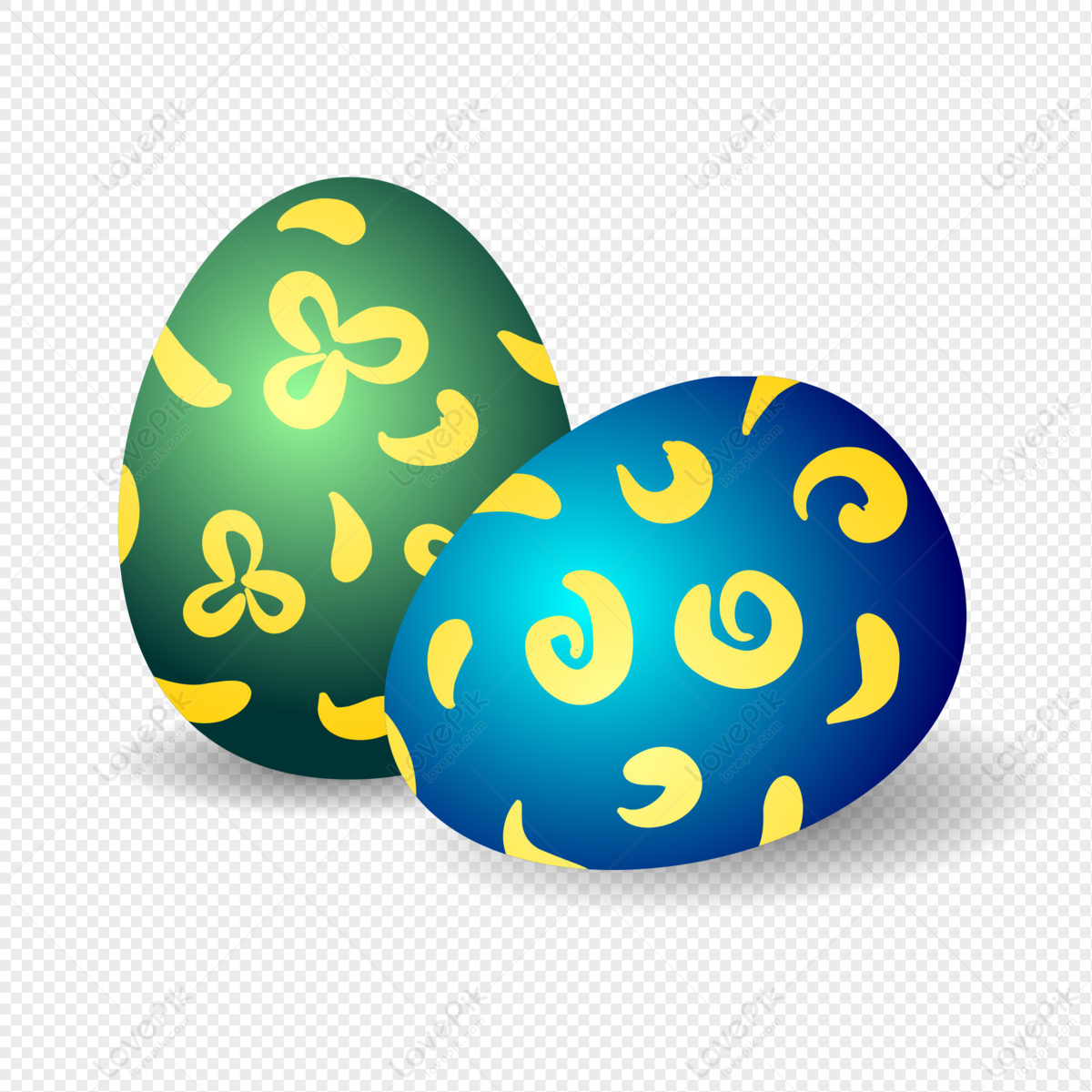 Premium Vector  Set of vector golden eggs png egg on an isolated  transparent background design element easter