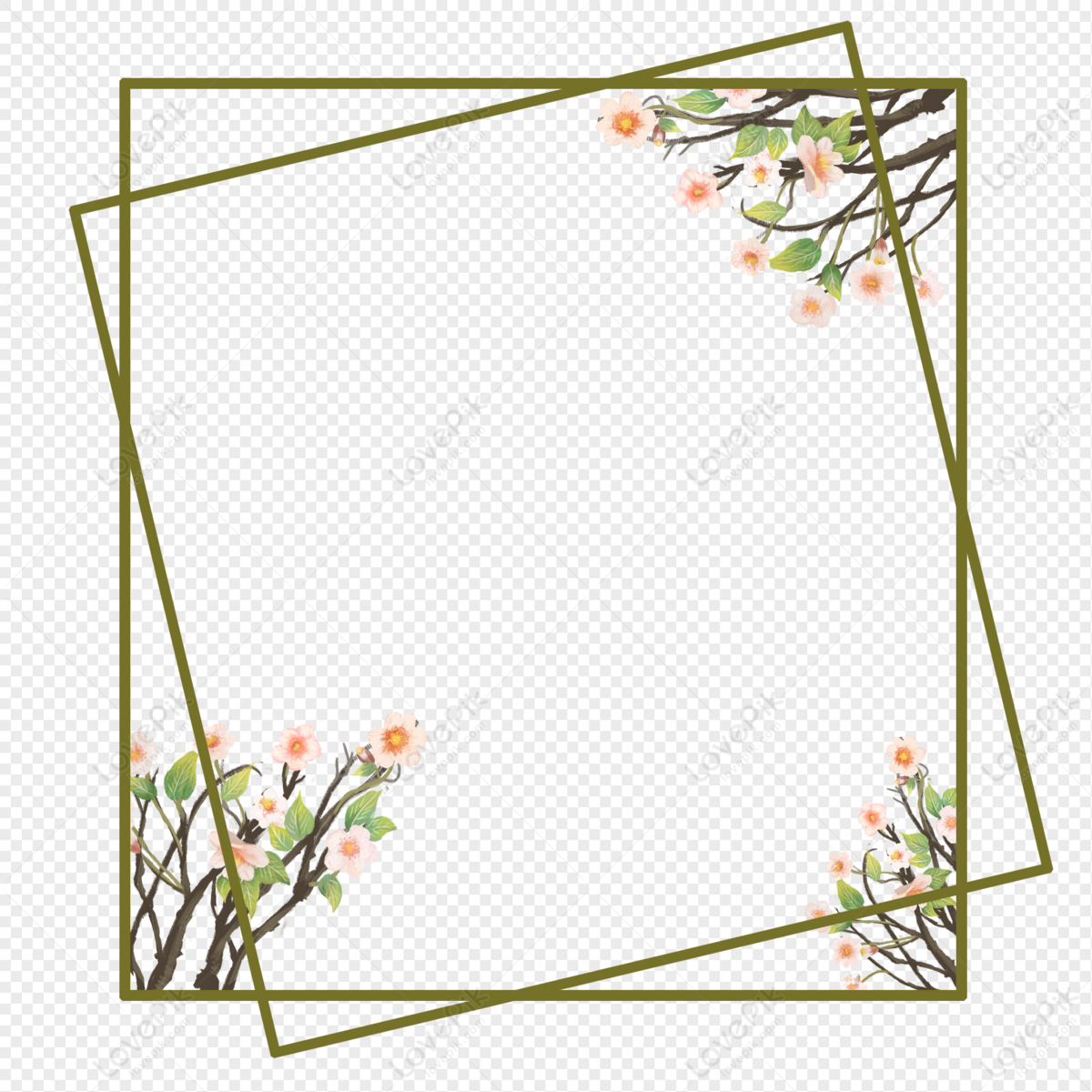 Flower Border PNG Transparent Background And Clipart Image For Free  Download - Lovepik | 401077790
