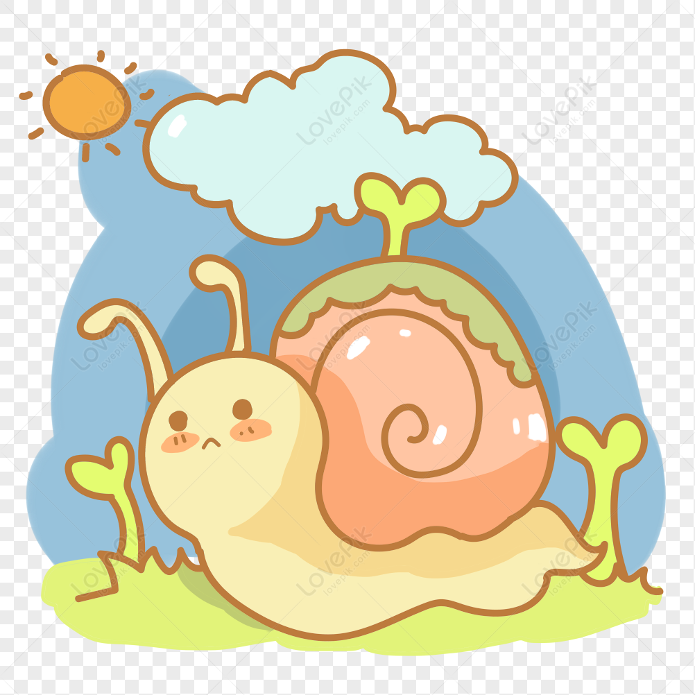 Germinating Cute Snails PNG Hd Transparent Image And Clipart Image ...