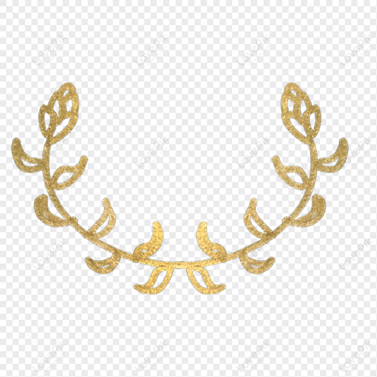 Handwritten Golden Border Decoration PNG Transparent Background And ...