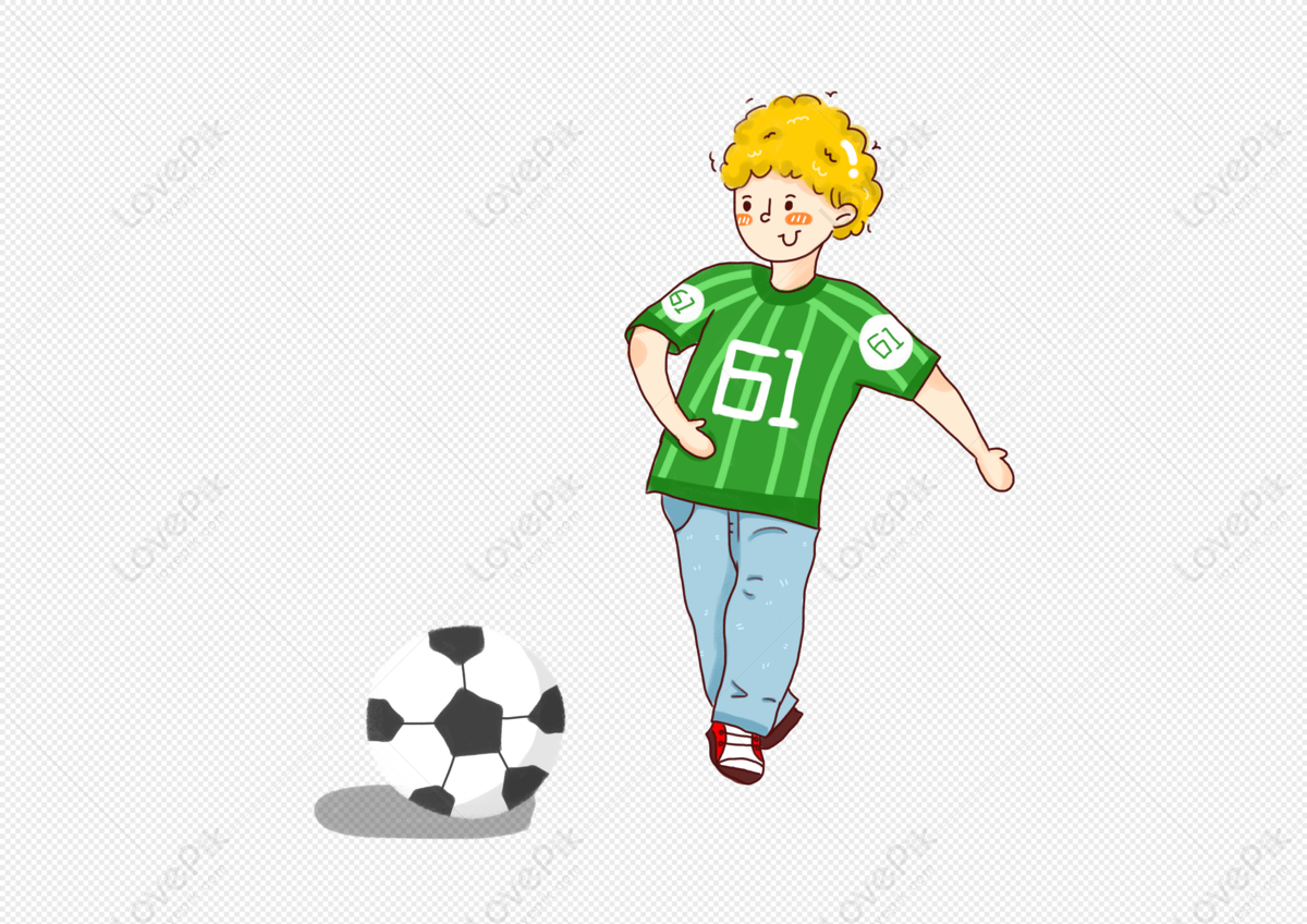 Cartoon Cute Boy Playing Soccer Free PNG And Clipart Image For Free  Download - Lovepik | 401091959