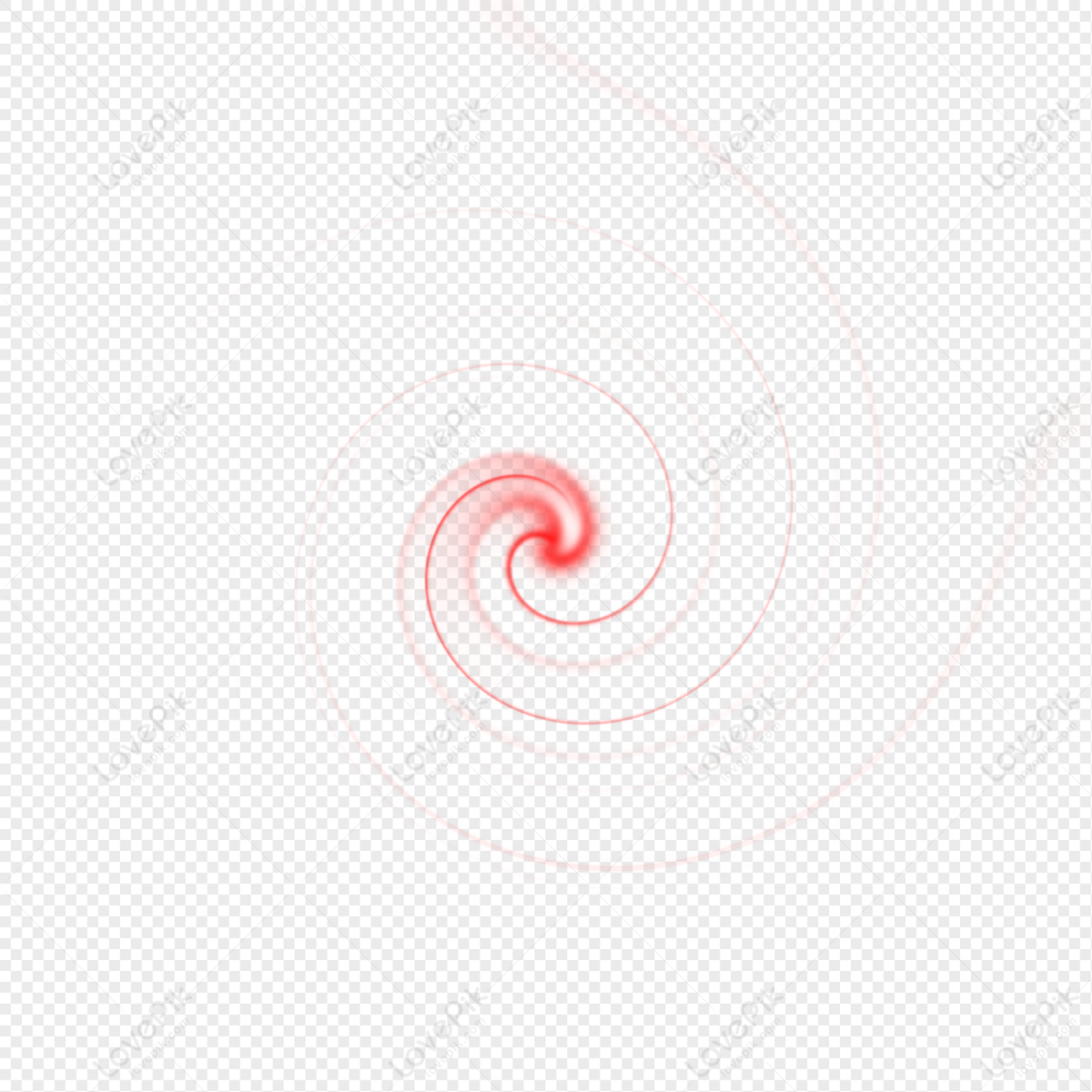 Red Light Effect Light Simple Light Spiral Light Effect Element Png Free Download And Clipart