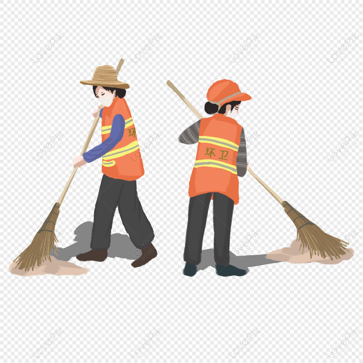 Sanitation Workers On May Day PNG Transparent And Clipart Image For ...