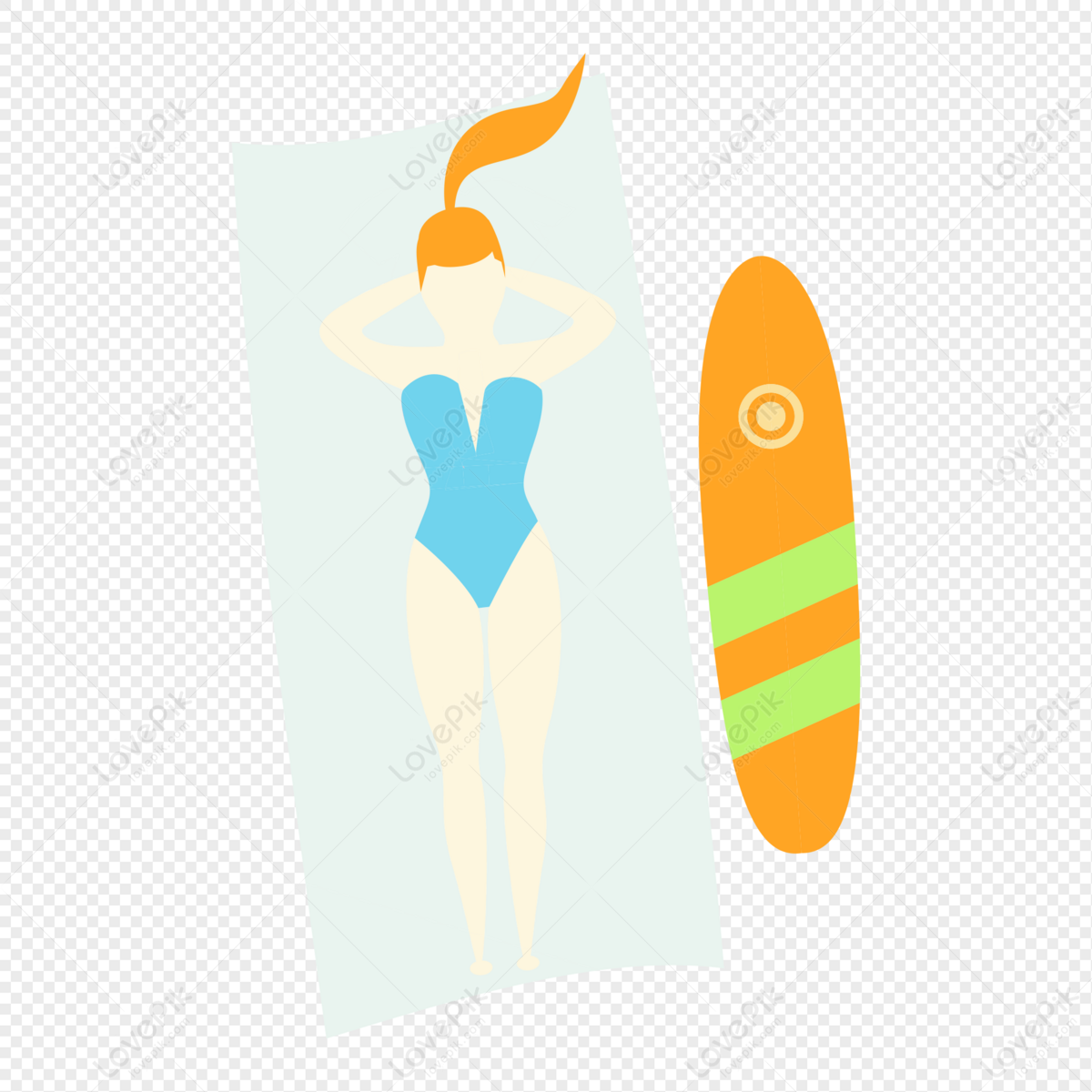Sunbathing PNG Transparent Background And Clipart Image For Free ...