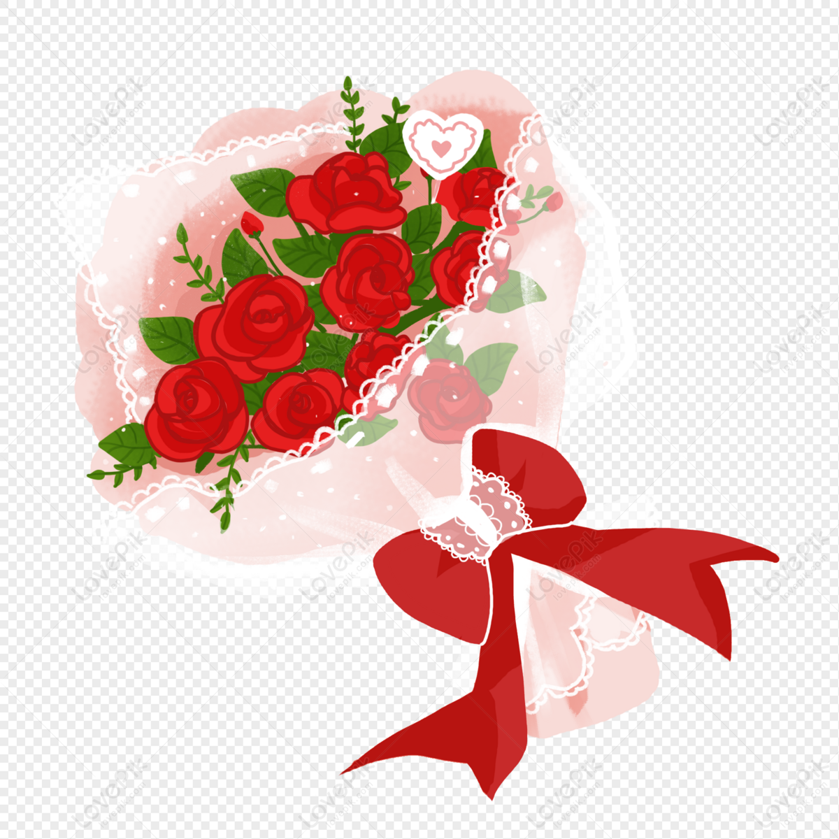 Bó hoa hồng Happy Birthday - LDNK138
