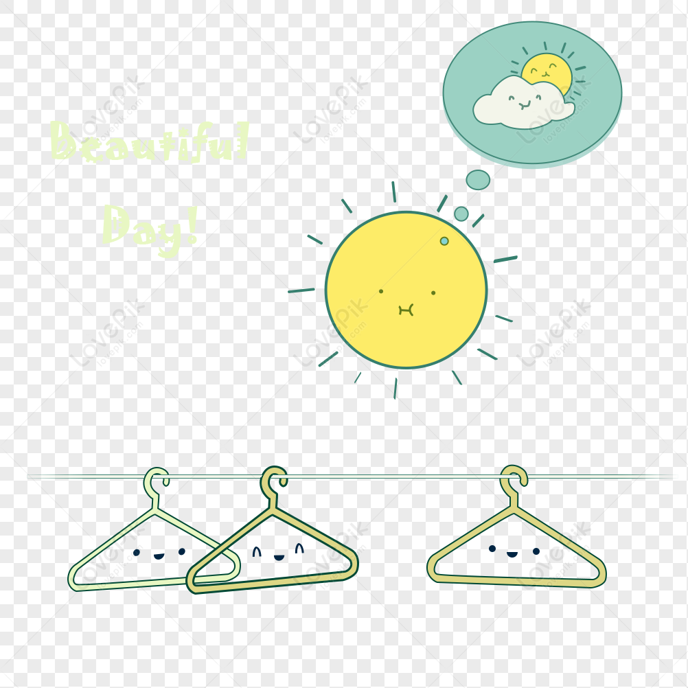 sunny day clothes clipart png