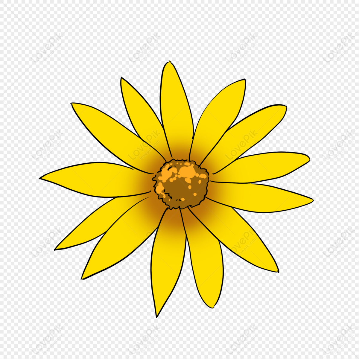 Hermosas Flores Amarillas PNG Imágenes Gratis - Lovepik